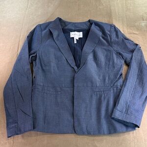 BCBGeneration Blue Pinstriped Jacket